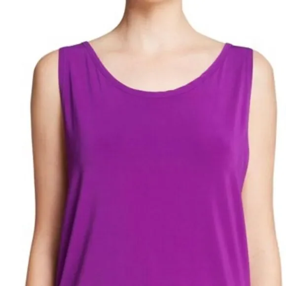 NWT Helmut Lang Purple Jersey Faint Tank Top Sz M - Picture 2 of 10